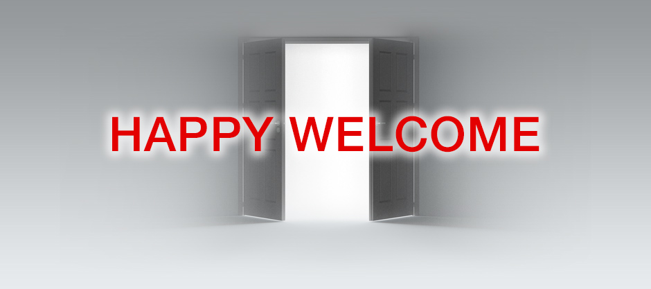happy welcome